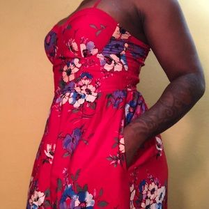 Floral Floor-Length Maxi Sundress